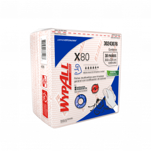 Paños de limpieza WypAll® (color rojo) x 30 uds