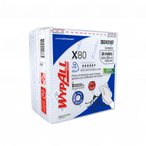 Paños de limpieza WypAll® (color azul) x 30 uds