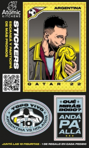 Stickers coleccioanables MUNDIAL x 1000 uds