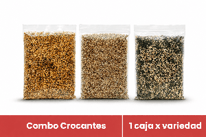 Combo Crocantes x 3 cajas (1 caja x variedad)