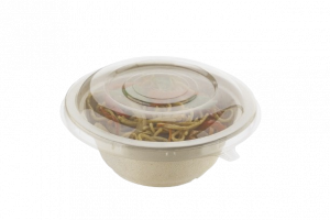 Bowl cañapack 900cc x 600 uds (tapa por separado)