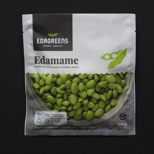 Edamame porotos IQF x 10 kg (10 packs x 1 kg)