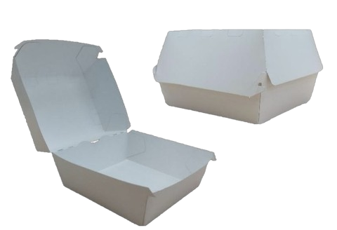 Clamshell grande blanco x 130 uds