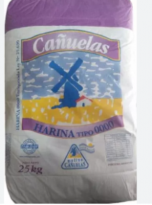 Harina 0000 x 25 kg Cañuelas