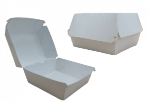 Clamshell grande blanco x 130 uds