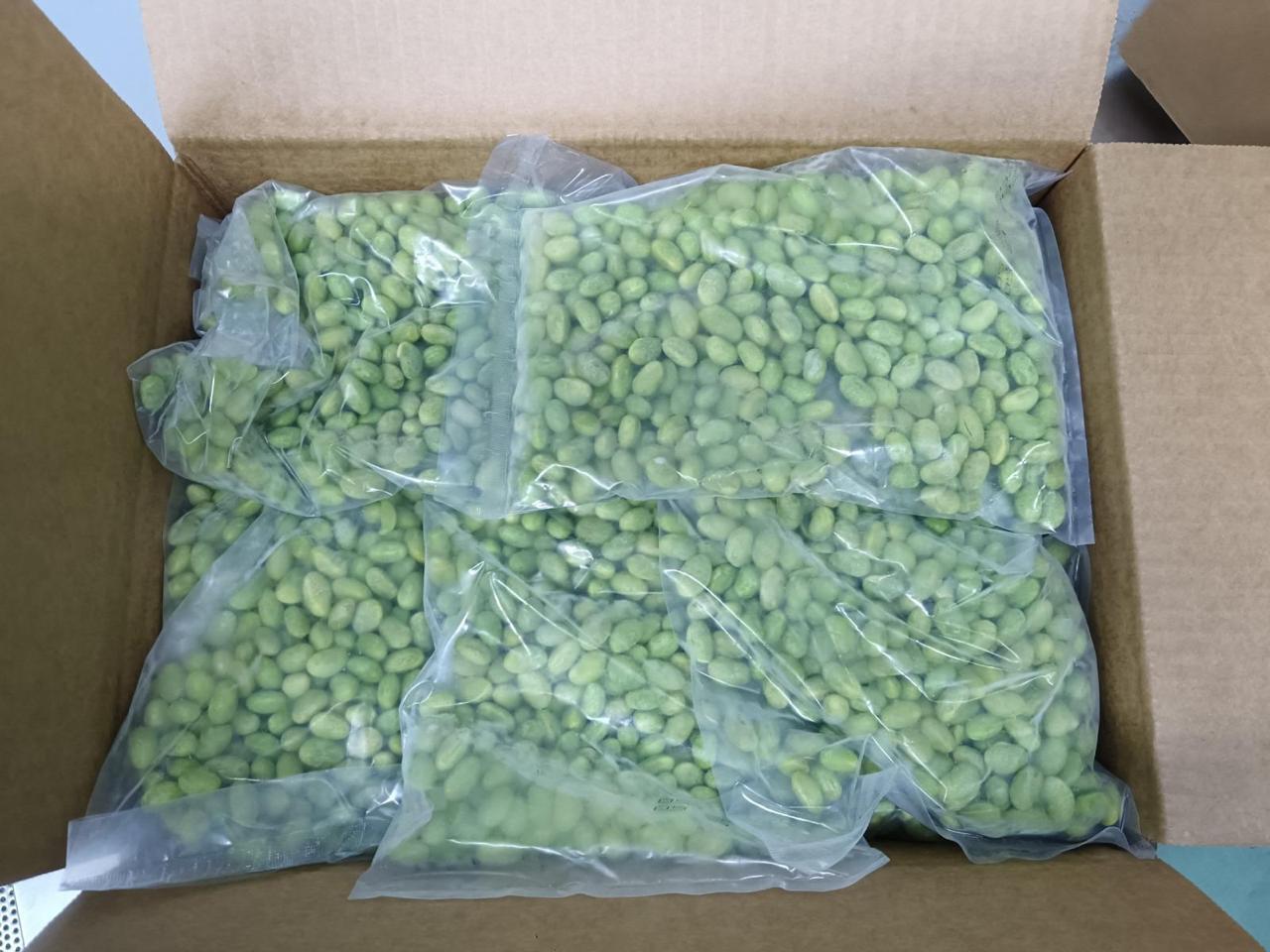 Edamame porotos IQF x 10 kg (10 packs x 1 kg)