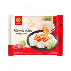 Ravioles chinos de cerdo y repollo Fu Bao x 400 grs (25 uds)