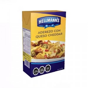 SALSA QUESO CHEDDAR HELLMANNS 1 L