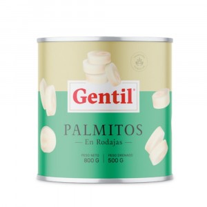 Palmitos en Rodajas 800 g — Gentil.