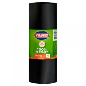 BOLSA BASURA BIO 80X120 VIRUTEX 10 uds.