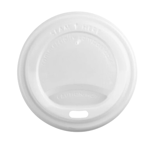 Tapa Blanca Vaso Café 8oz - CPLA