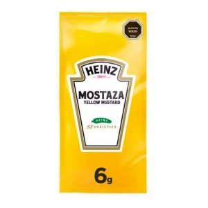 MOSTAZA SACHET HEINZ 6 G