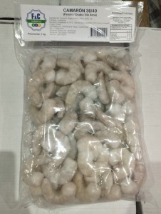 CAMARÓN 36/40 (Pelado / Crudo / Sin Vena)