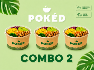 Combo POKED 1.500 Bowls 750cc + Envío Gratis
