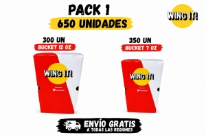 PACK 1 WING IT 650 UNIDADES