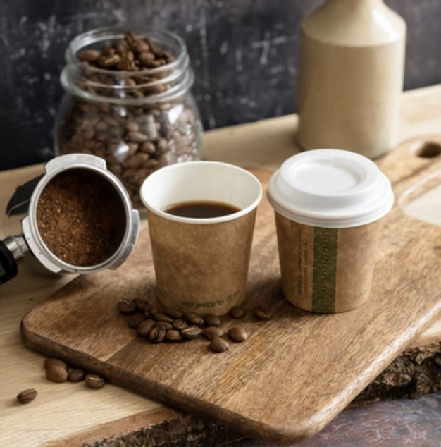 Tapa Blanca Vaso Café 8oz - CPLA