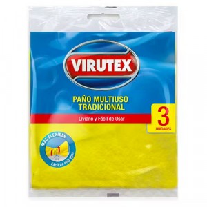 PAÑO LIMPIEZA MULTIUSO VIRUTEX 3 uds.