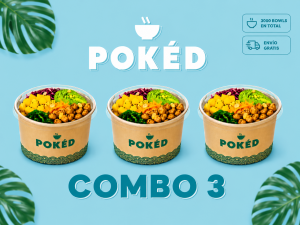  Combo POKED 3.000 Bowls 750cc + Envío Gratis