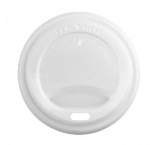 Tapa Blanca Vaso Café 8oz - CPLA