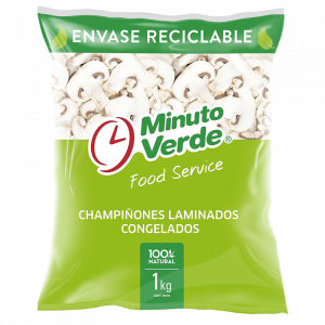 Champiñón Laminado 10 X 1kg - Minuto Verde