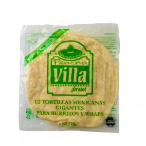 TORTILLAS PANCHO VILLA 28 cm 12 uds.