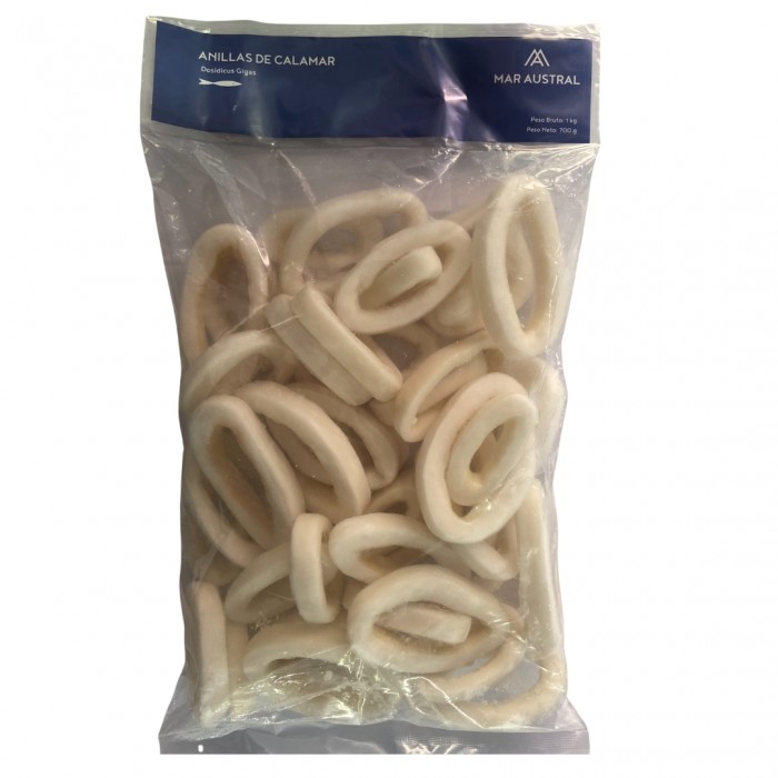 Aros de Calamar Natural 4-6 mm - Precio x kg