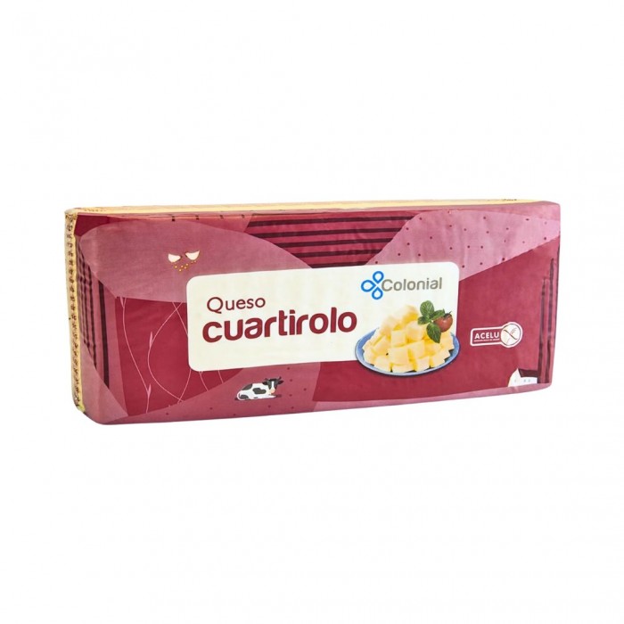 Queso Cuartirolo Colonial - Barra aprox. 3,6 kg